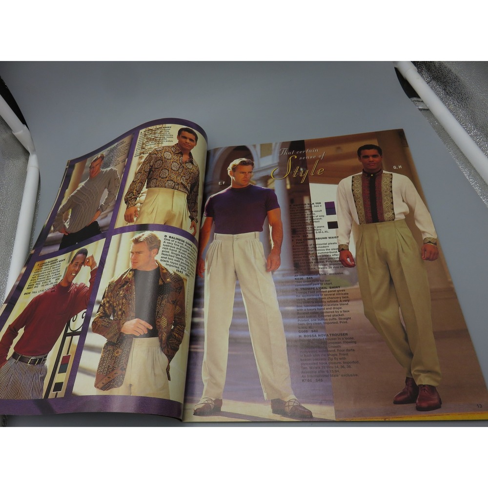 Vtg 1994 International Male Magazine Catalog Fall Spencer Garbett Beefcake Undie - Picture 4 of 12